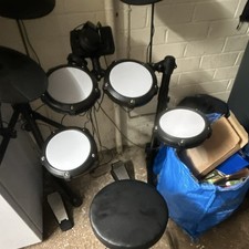 Digital Electronic Drum Kit Set 4 Pads with Pedals