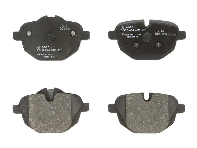 Jeu de plaquettes de frein BOSCH de qualité constructeur pour châssis 5 1.6 2013-