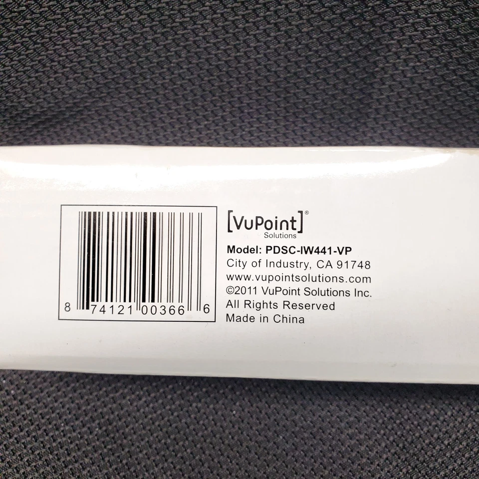VuPoint Solutions Mod. PDSC-IW441-VP Handheld Scanner “Magic Wand” New In Box - Image 2 of 4