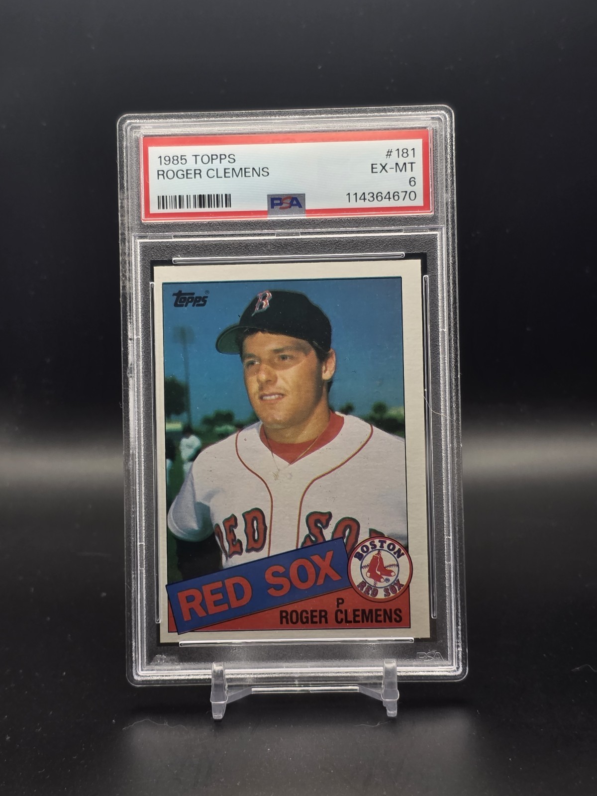 1985 Topps Roger Clemens RC #181 PSA 6 Red Sox