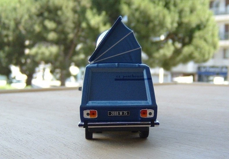 Caravan Camper Citroën CX Tissier 1/43 Blu PENTHOUSE 1980 Nuovo - Immagine 4 di 4