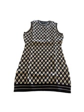 VICI Lissane Abstract Knit Mini Sweater Dress Size M