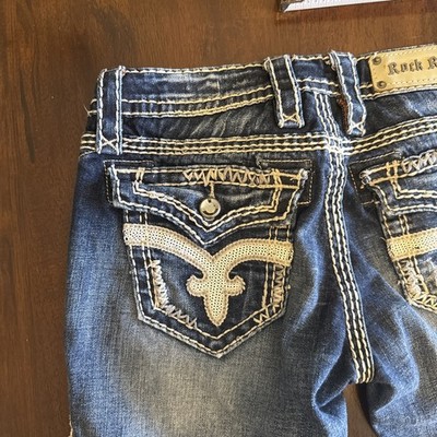 Rock Revival Serena Capri 27  Woman s Jeans (in-waist 14 ) J030