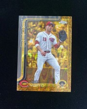 2025 Topps Chrome Gilded Gold Raywave #71 Joey Votto 24/25 Reds OD32