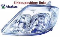 Abakus 212-11J9L-LD-EM Hauptscheinwerfer Links Scheinwerfer FüR Toyota