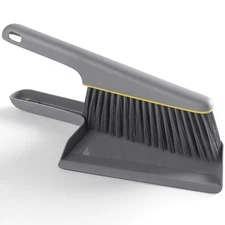 Small Broom and Dustpan Set Hand Mini Dust-Pan and Brush Handheld Portable