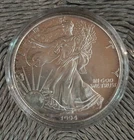 ONE ( 1 ) 1oz .999 Fine Silver Eagle | 1994 | TONING-Patina | Stacker Bullion
