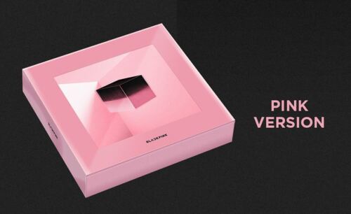 BLACKPINK 1st MINI ALBUM SQUARE UP PINK Ver. CD + 2 PHOTO CARD + FOLDED POSTER - Picture 1 of 11