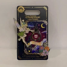 Authentic Shanghai Disneyland 2025 Tinker Bell 9th Anniversary Pin Limited 500