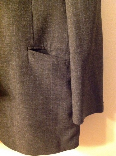 Men's Calvin Klein 42 Gray Sport Coat - Picture 4 of 12