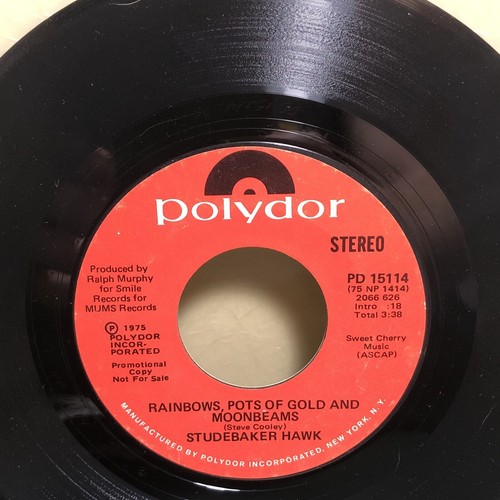 Studebaker Hawk 45rpm Record Polydor Promo - Imagen 7 de 7