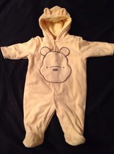 Winnie The Pooh Halloween Costume Infant 3-6 Months Heavy / Warm - Snap Closure