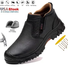 Men's Safety Shoes Composite Toe Shoes Work Boots Indestructible Waterproof Shoe