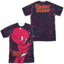 Hot Stuff Comic Panels Unisex Adult Halloween Costume T Shirt, S-3XL