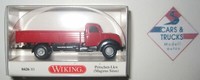 Wiking 042601 Magirus Sirius 2-Achs Pritschen-Lkw 1958 - 1967 Rot 1:87 Spur H0