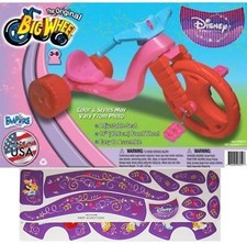 The Original Big Wheel Trike Red/Blue Limited 16" w/Disney Princes Decals