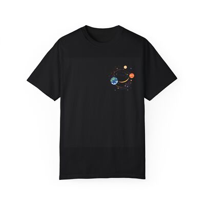 Solar Eclipse T-Shirt, Unisex Space Tee, Planet Design, March 2025 Eclipse