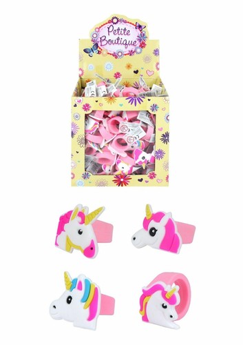 156 x Unicorn Rings - Pinata Toy Loot/Party Bag Fillers Wedding/Kids - Picture 3 of 4