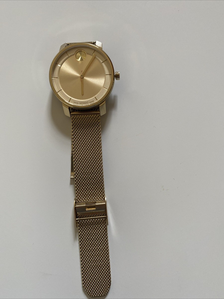 Movado Women\'s Watch Bold Swiss Quartz Gold Dial Stainless Steel 34mm 3601088w_LRG_rgb_Web.jpg?v=  main image 2