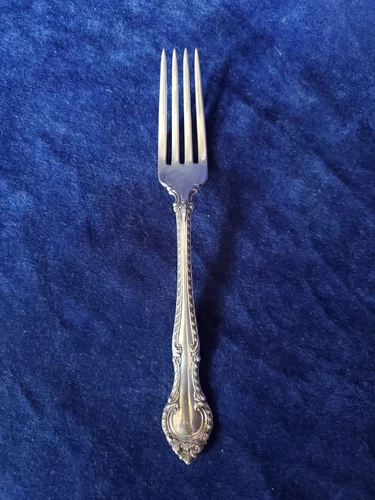 ENGLISH GADROON 7 5/8" FORK Gorham Sterling - estate