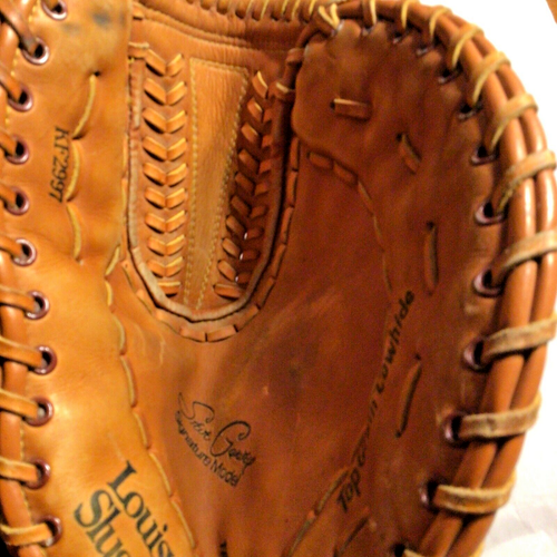 STEVE GARVEY LOUISVILLE SLUGGER FIRST BASEMAN'S HANDSCHUH - KF2997 - RHT - Bild 4 von 10