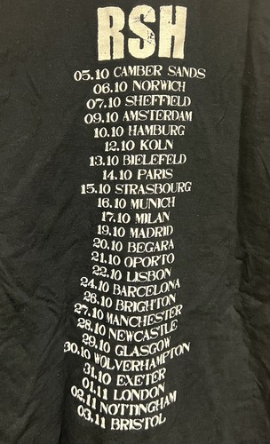 T-shirt vintage Raging Speedhorn taglia large metal rock band cotone nero - Foto 4 di 6