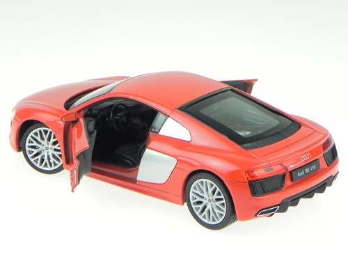 Audi R8 V10 2016 red modelcar 24065 Welly 1:24 - Picture 2 of 7
