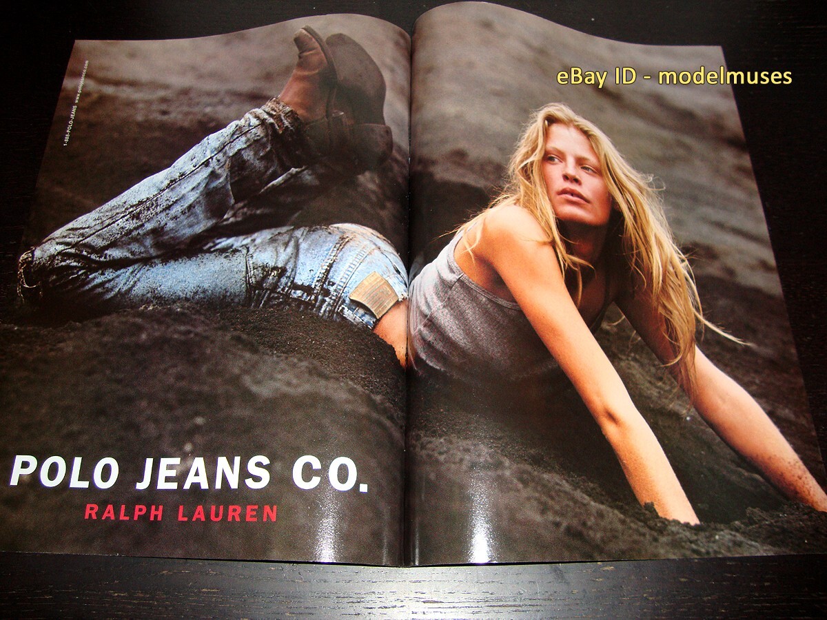 vintage POLO Ralph Lauren 2-Page Magazine PRINT AD Fall 1999