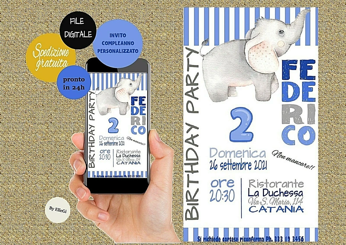 12 Biglietti D'Invito A Forma Di Lama - Compleanno Bambini E Bambine - Design Colorato Formato DIN A6 - Carta Premium 350gr