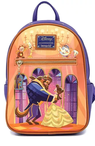 Loungefly Disney Beauty and the Beast Belle Ballroom Backpack Bnwt