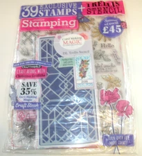 Creative Stamping Magazine  39 Exclusive stamps Card Making  Issue 111 SEALED