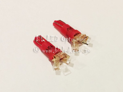 10x T5 74 24 Wedge Universal Pink LED Light Bulbs Dash Instrument Cluster HVAC