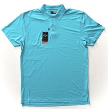 Callaway Polo Shirt Opti-Dri Blue Atoll Nwt Shirt LT