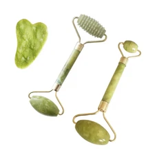 1 Pack Jade Roller Face Body Eye Kit Gua Sha Massager Tool Anti Aging Wrinkle
