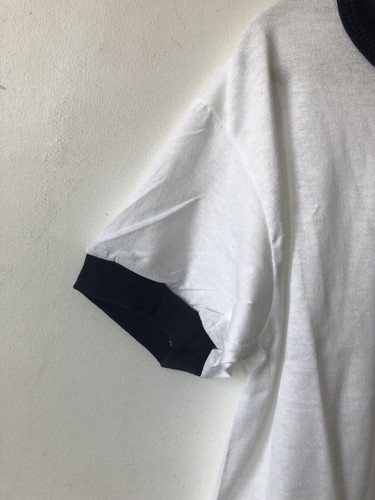 vintage russell athletic white ringer t-shirt youth size small deadstock NOS 90s - Picture 5 of 5