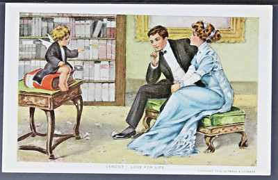 Romance Beautiful Young Couple & Cupid - Verdict Love For Life   PC3426