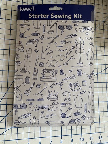 Keedil Sewing Kit w/ Scissors, Chalk, Pins, Measuring Tape & More - Afbeelding 2 van 2