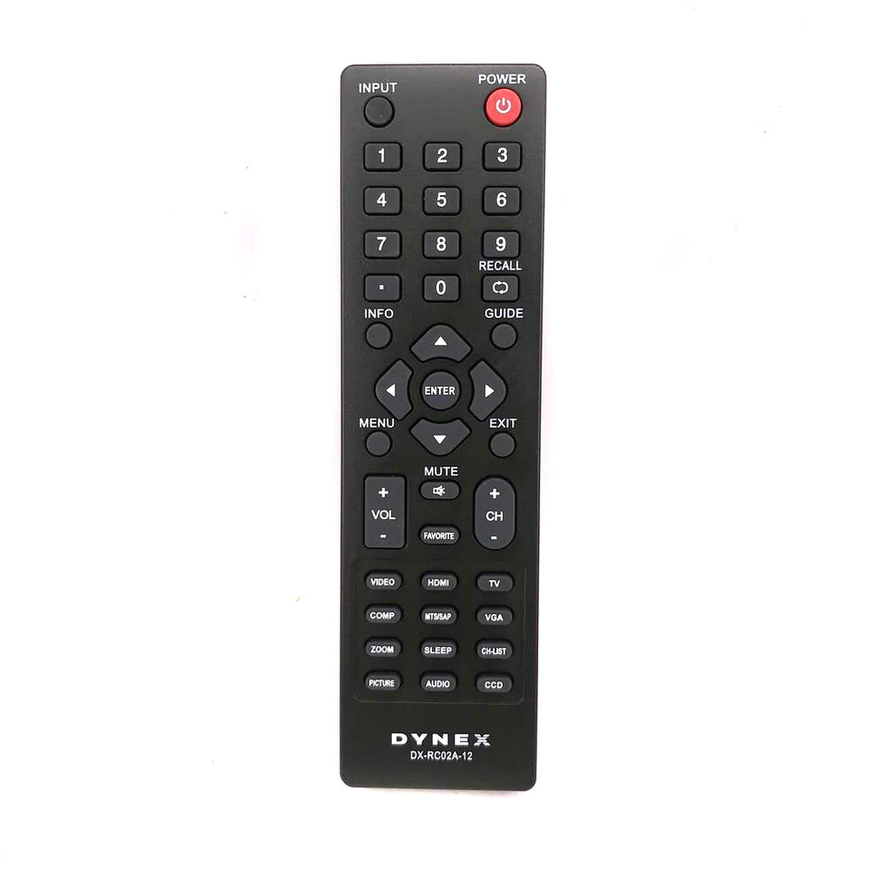 New Replace DX-RC02A-12 For Almost All DYNEX TV Remote Control DX-RC01A-13