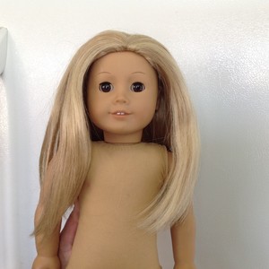 american girl doll blonde hair brown eyes