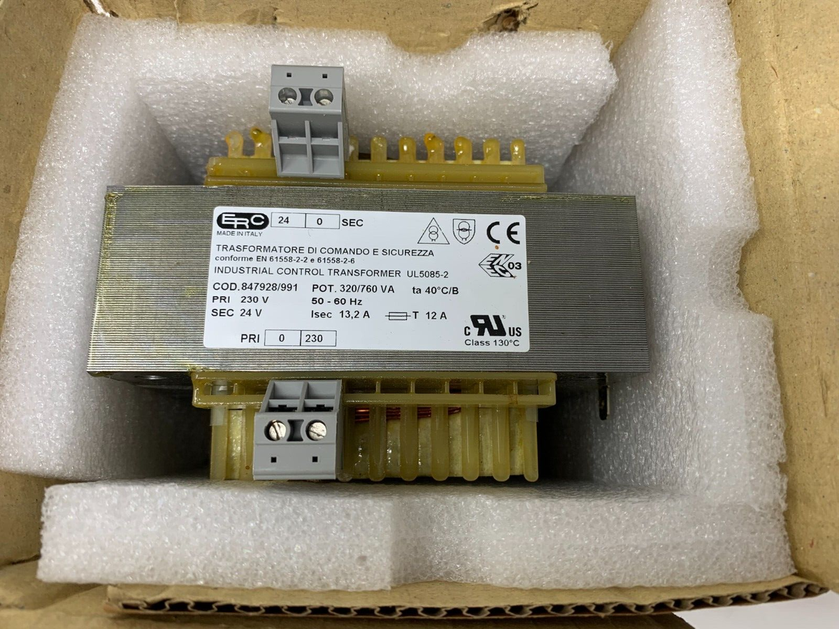 ERC 847928/991 Industrial Control Transformer Pri. 0-230V ERC 847928/991 Industrial Control Transformer Pri. 0-230V