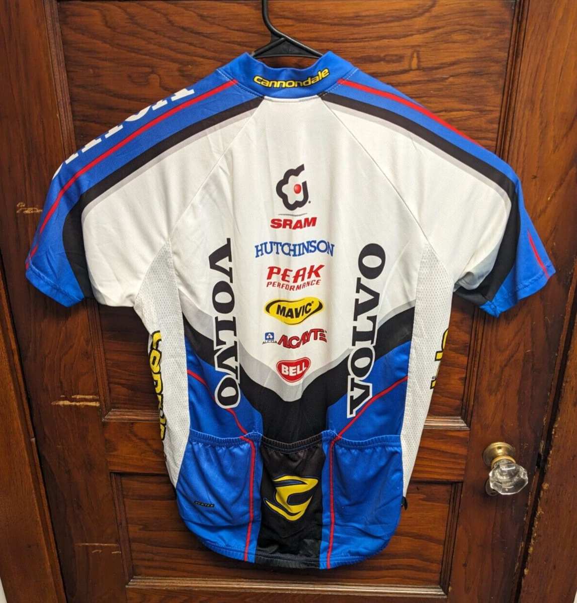 Vintage 90s Volvo Cannondale Team Cycling Jersey Men L USA Made 3