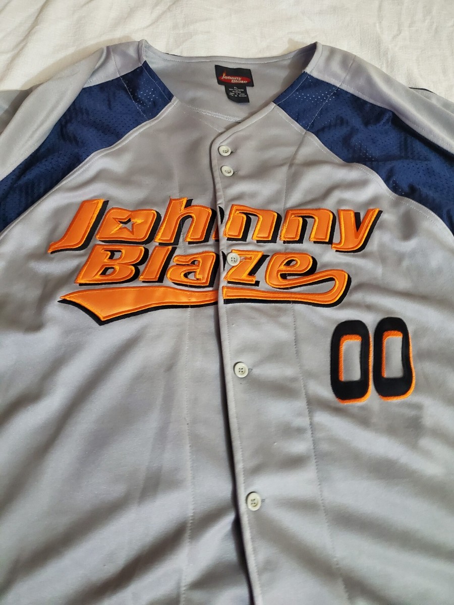 Vintage Johnny Blaze Baseball Jersey Shirt Wu-Tang Hip Hop