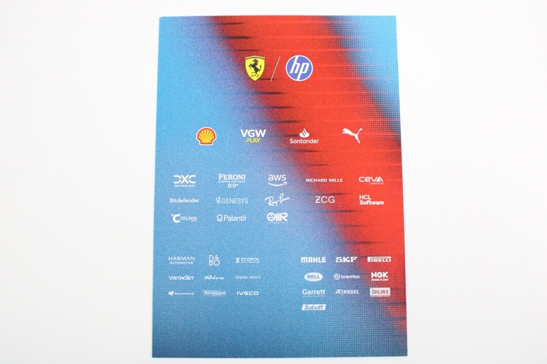 2024 Ferrari F1 Charles LeClerc Miami GP Signed Driver Card