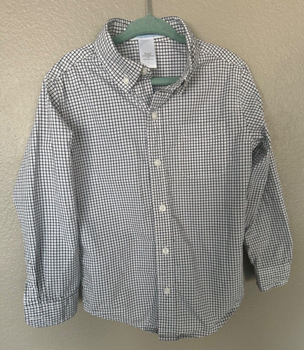JANI AND JACK CHILDREN Navy BOY KID'S DRESS SHIRT Size 4 - Picture 2 of 7