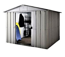 290 Returned Yardmaster Apex Metal Garden Shed - Maximum Ext Size 9'11"x 9'9"