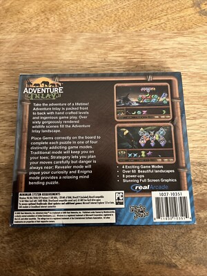 Adventure Inlay Video Game Pc Cd-Rom E-Everyone (Factory Sealed