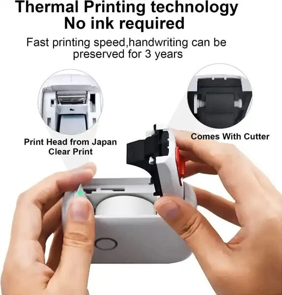 Marklife P12 Label Maker-Portable Printer Machine With 1 roll of Printing Paper - Image 3 of 4