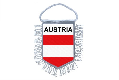 Ghirlanda Di Bandiere Austria 40 Pezzi – 11,4 Metri Di Festoni Per Decorazioni Bar, Giardino, Feste A Tema – 14x21 Cm
