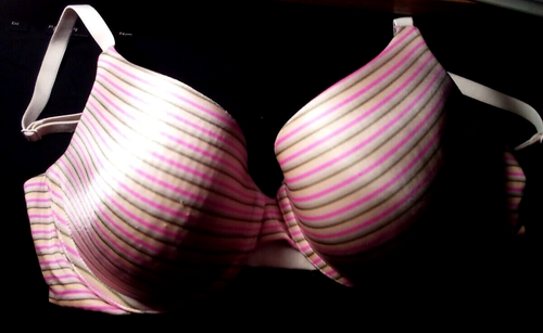 Victoria Secret Multicolor Striped Uplift Semi/Demi Bra Size 36C