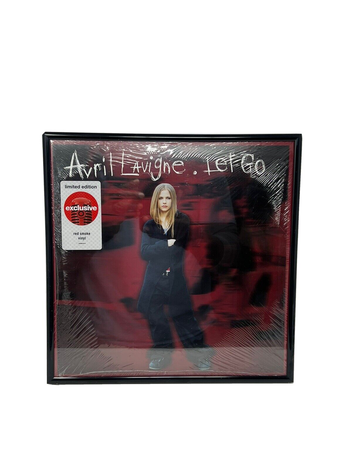 Avril Lavigne LET GO 20TH Anniversary Red Smoke Vinyl 2LP  US IMPORT Framed Excl